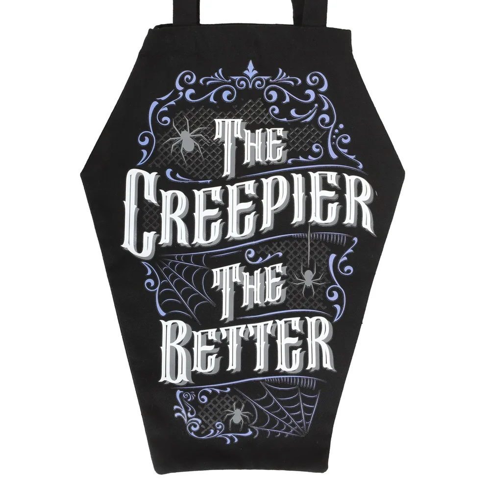 The Creepier the Better Coffin Shaped Tote Bag - Image 3
