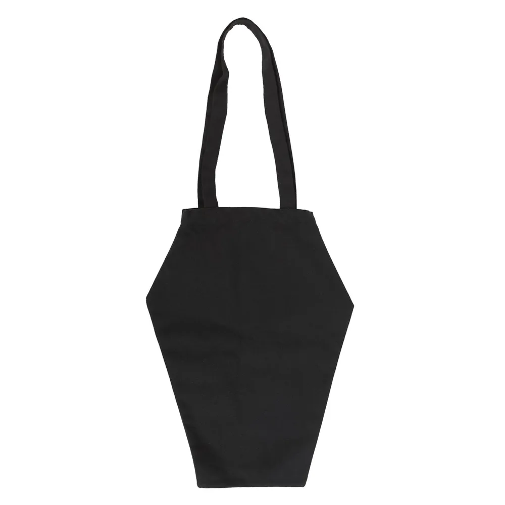 The Creepier the Better Coffin Shaped Tote Bag - Image 4