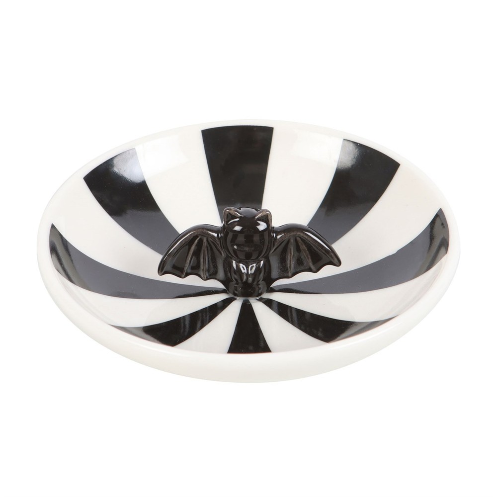 Striped Bat Trinket Dish Striped Bat Trinket Dish