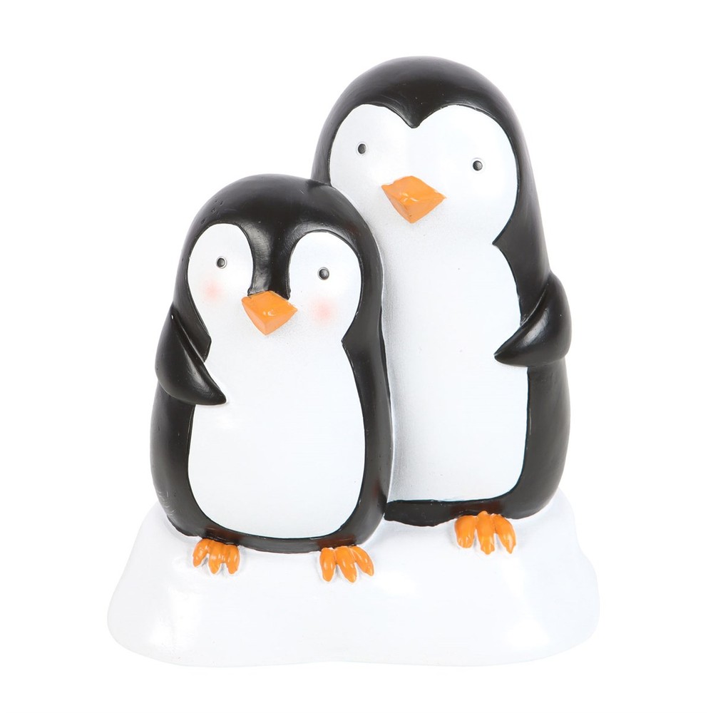 Snuggle Season Resin Penguin Ornament Snuggle Season Resin Penguin Ornament