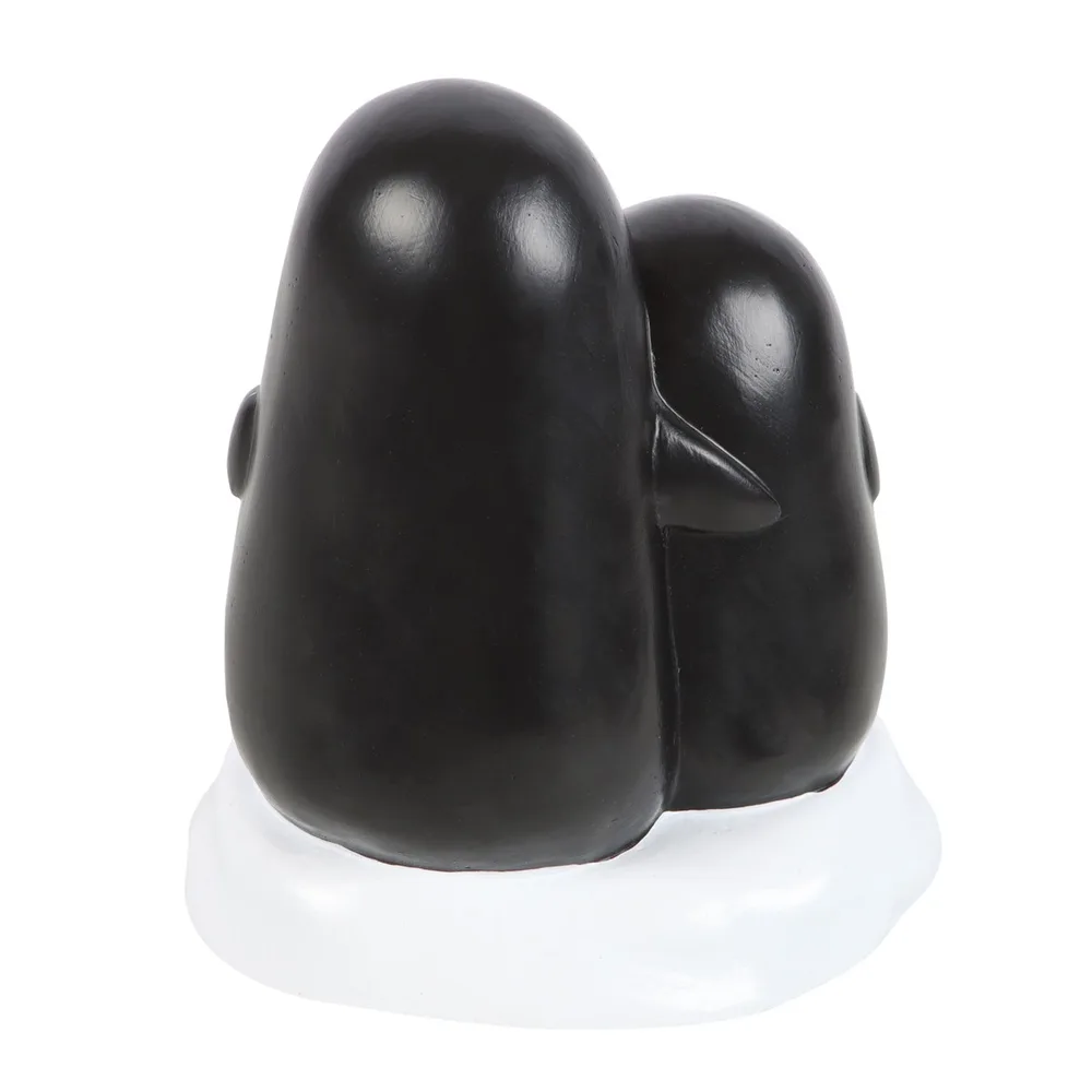 Snuggle Season Resin Penguin Ornament, photo 4 of 6