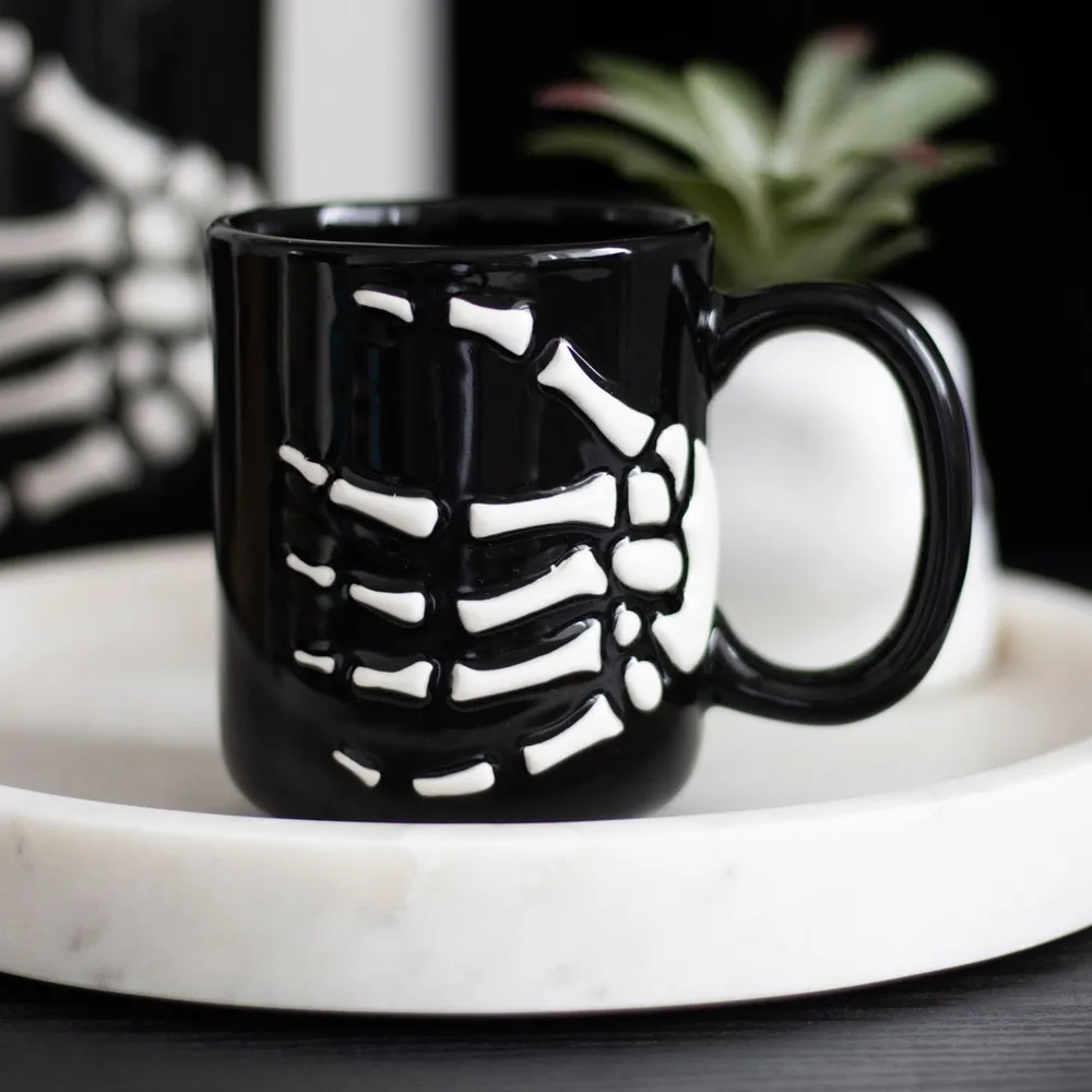 Skeleton Hand Mug Skeleton Hand Mug