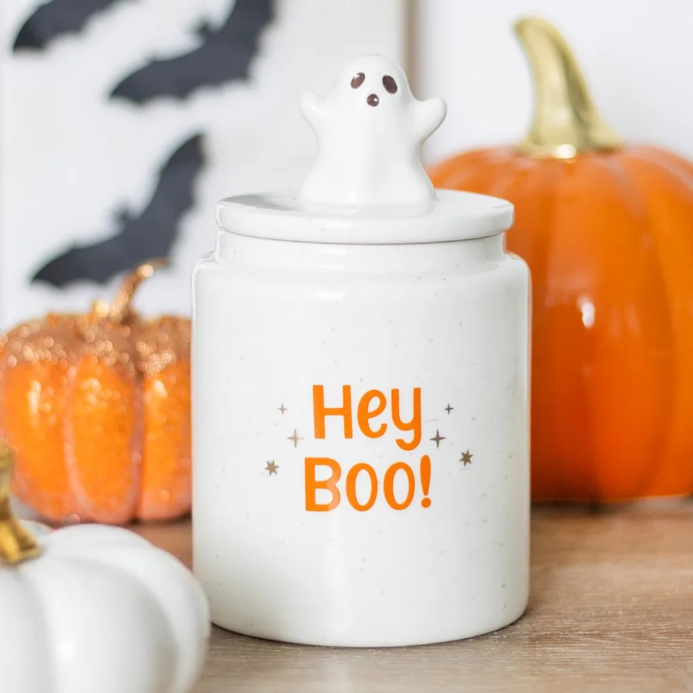 Hey Boo Ghost Storage Jar Hey Boo Ghost Storage Jar