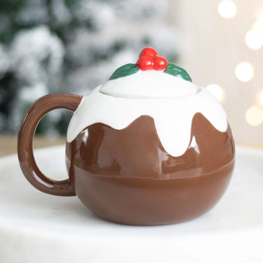 Christmas Pudding Shaped Mug Christmas Pudding Shaped Mug