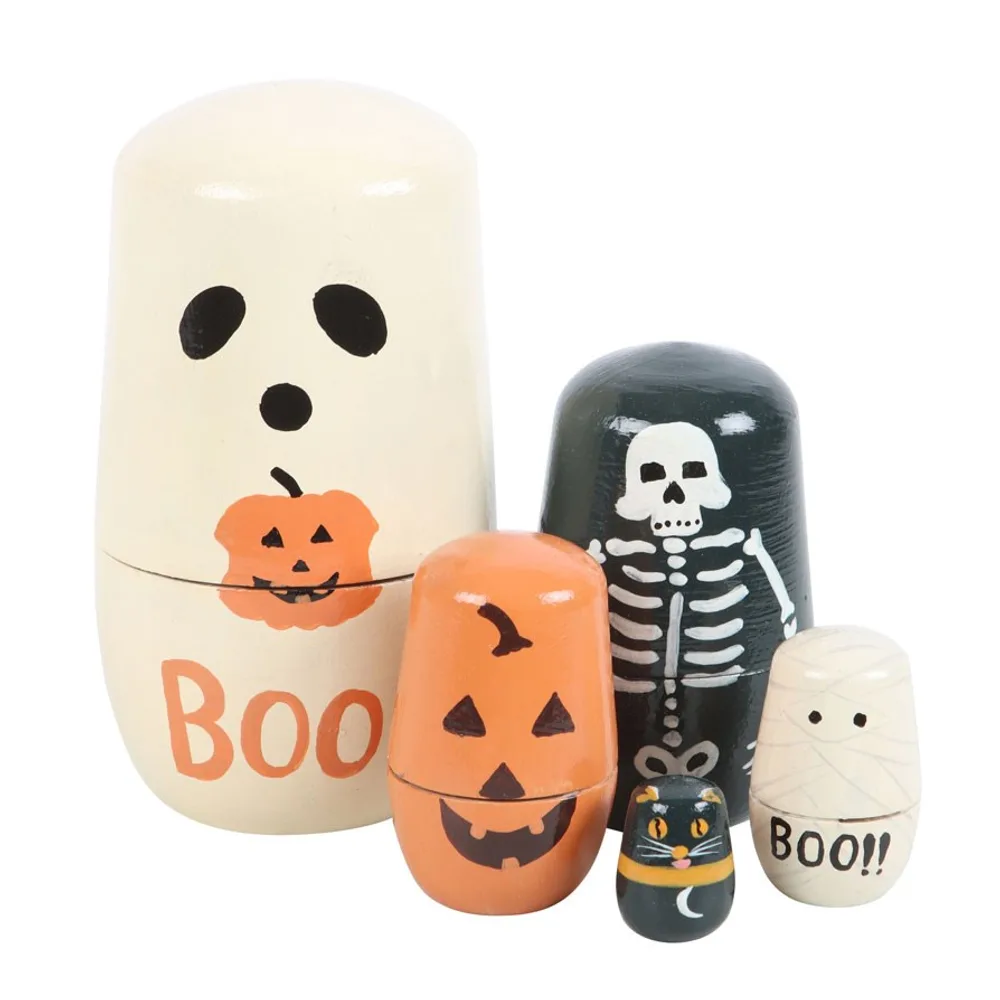 Halloween Russian Nesting Doll Set Halloween Russian Nesting Doll Set