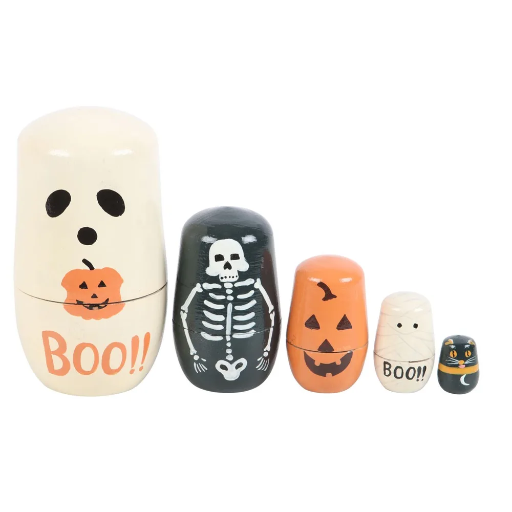 Halloween Russian Nesting Doll Set - Image 2