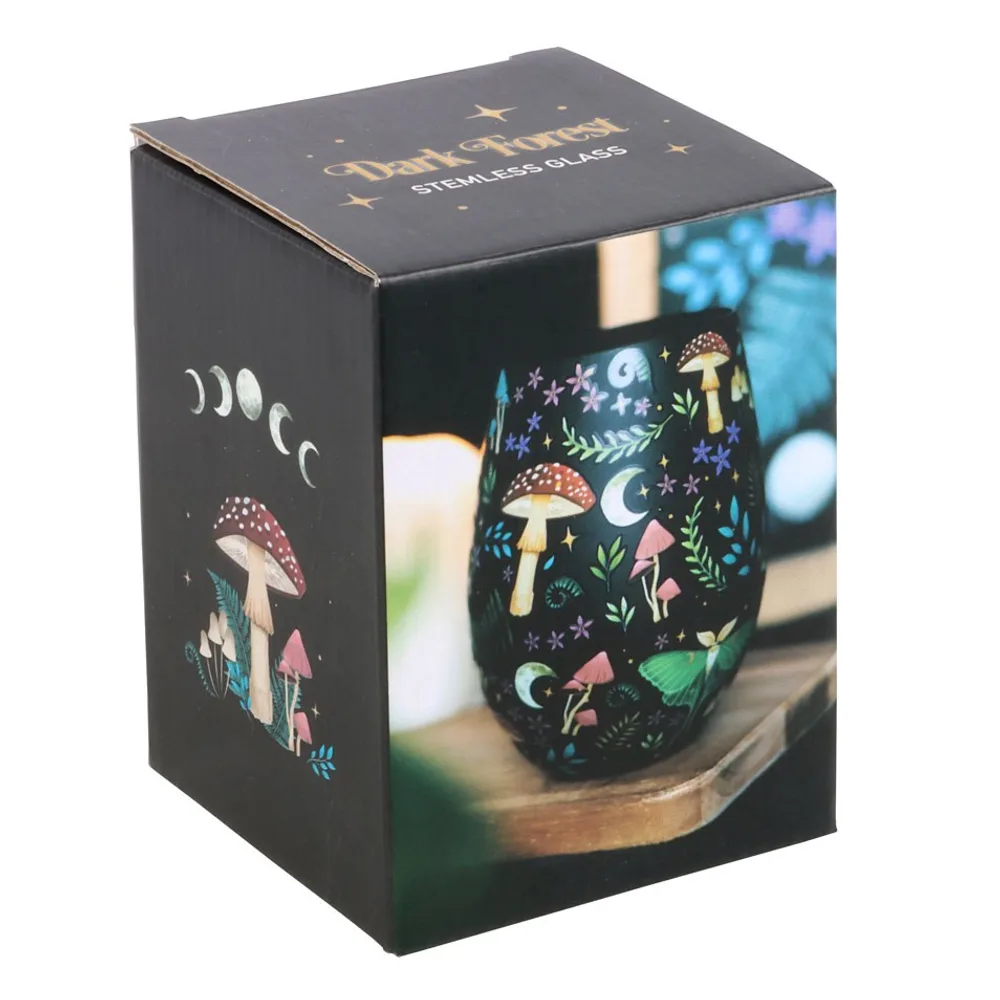 Dark Forest Print Stemless Glass - Image 6