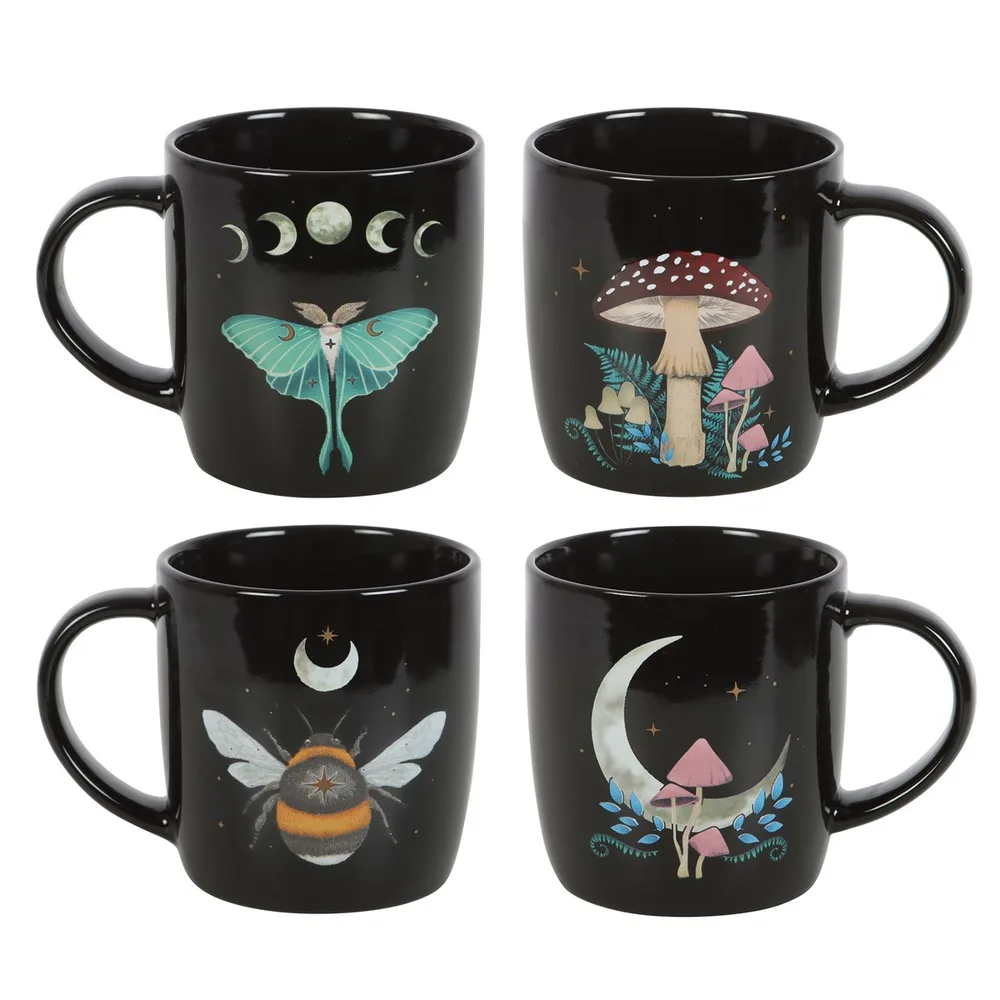 Set of 4 Dark Forest Mugs - Image 2