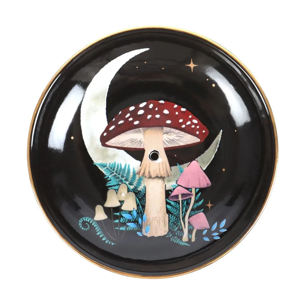 Forest Mushroom Ceramic Incense Plate - Image 3
