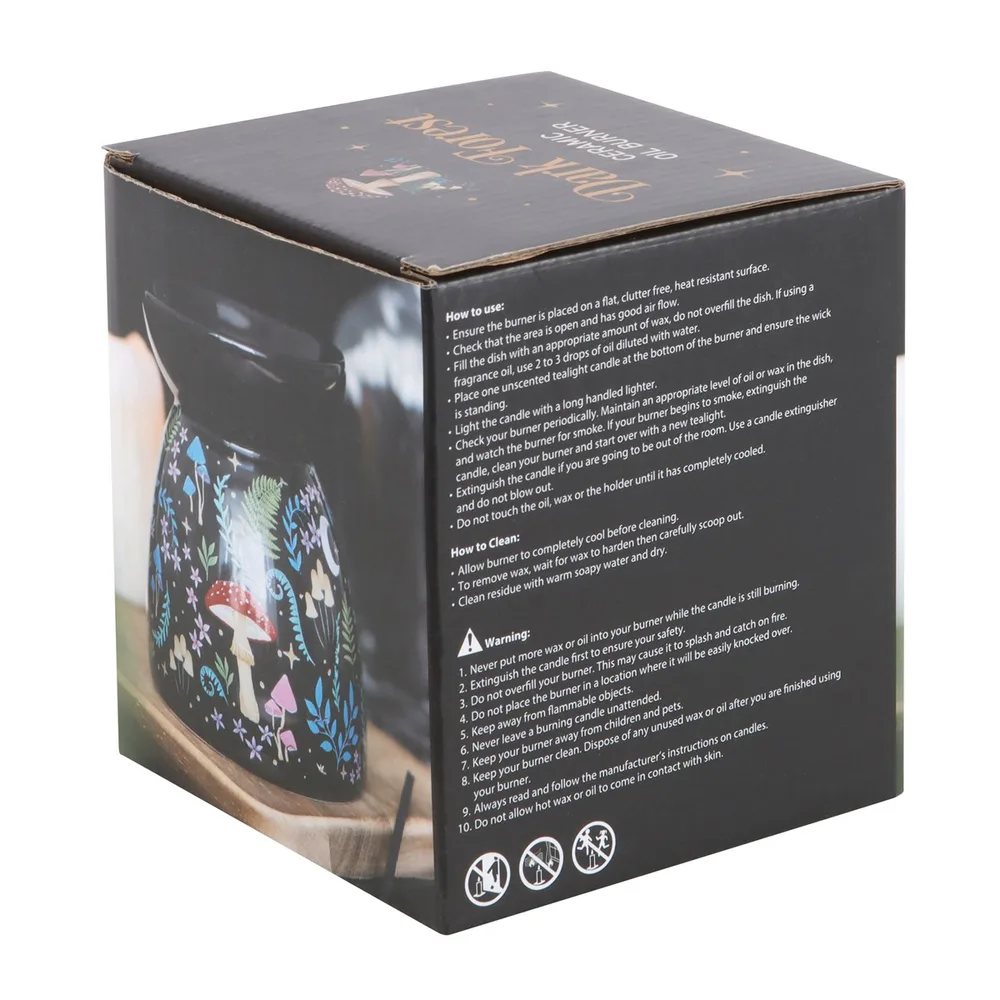 Dark Forest Print Oil Burner - Image 7