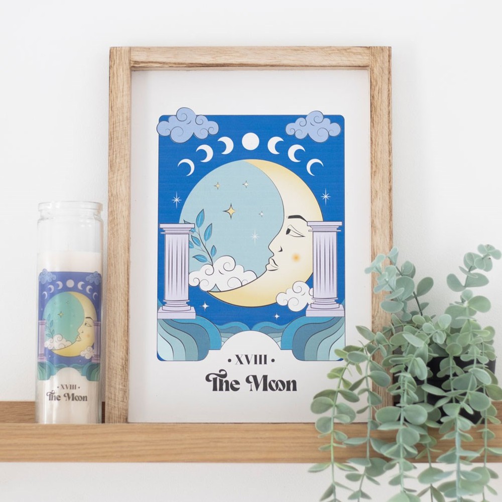 The Moon Celestial Framed Wall Print The Moon Celestial Framed Wall Print
