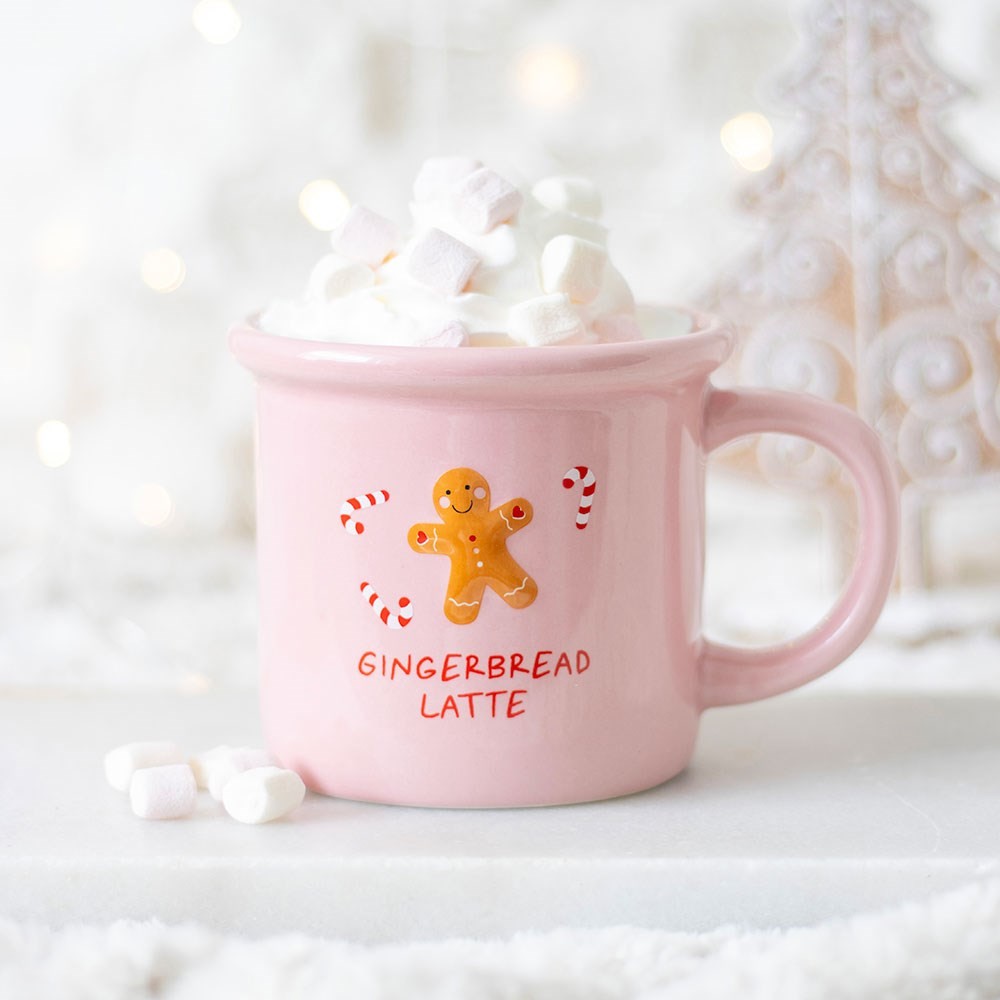 Pink Gingerbread Latte Mug Pink Gingerbread Latte Mug