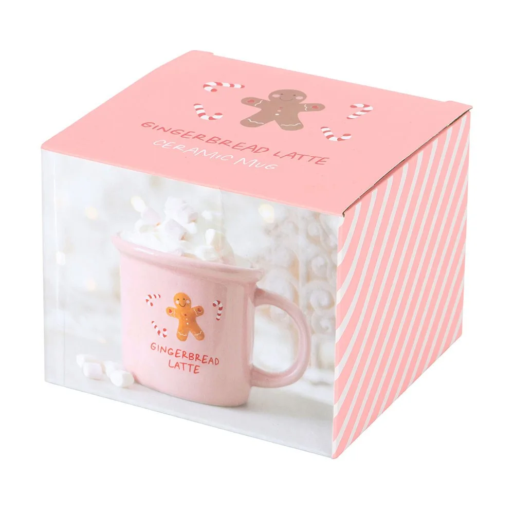 Pink Gingerbread Latte Mug - Image 5