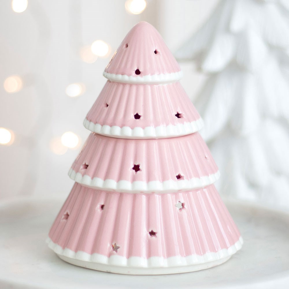 Pink Christmas Tree Oil Burner Pink Christmas Tree Oil Burner
