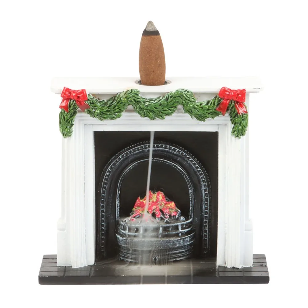 Christmas Fireplace Backflow Incense Burner - Image 2