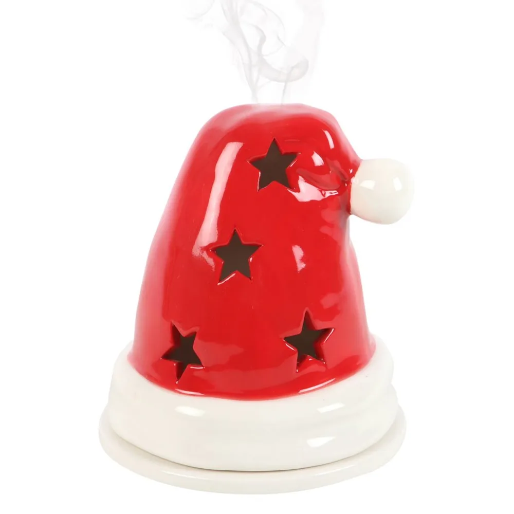Santa Hat Incense Cone Burner and Tealight Holder, photo 2 of 7
