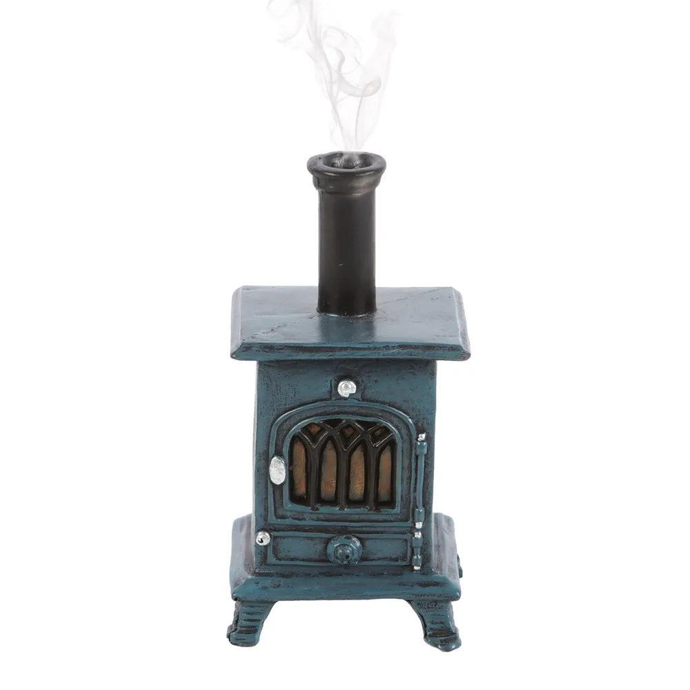 Stove Shaped Incense Cone Burner - Image 2