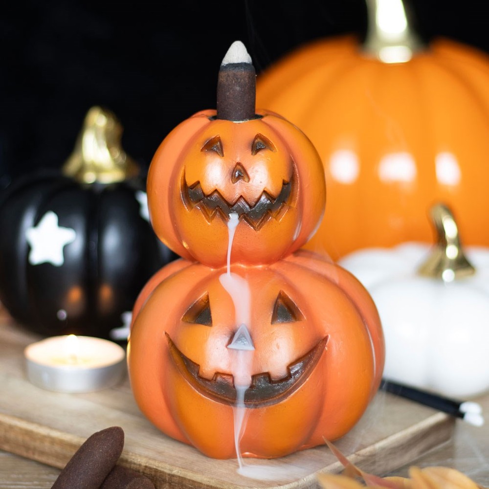 Stacked Pumpkins Backflow Incense Burner Stacked Pumpkins Backflow Incense Burner