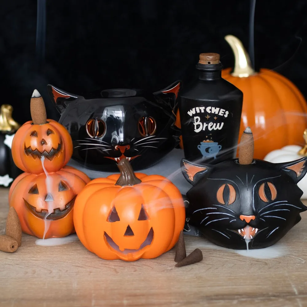 Stacked Pumpkins Backflow Incense Burner - Image 7