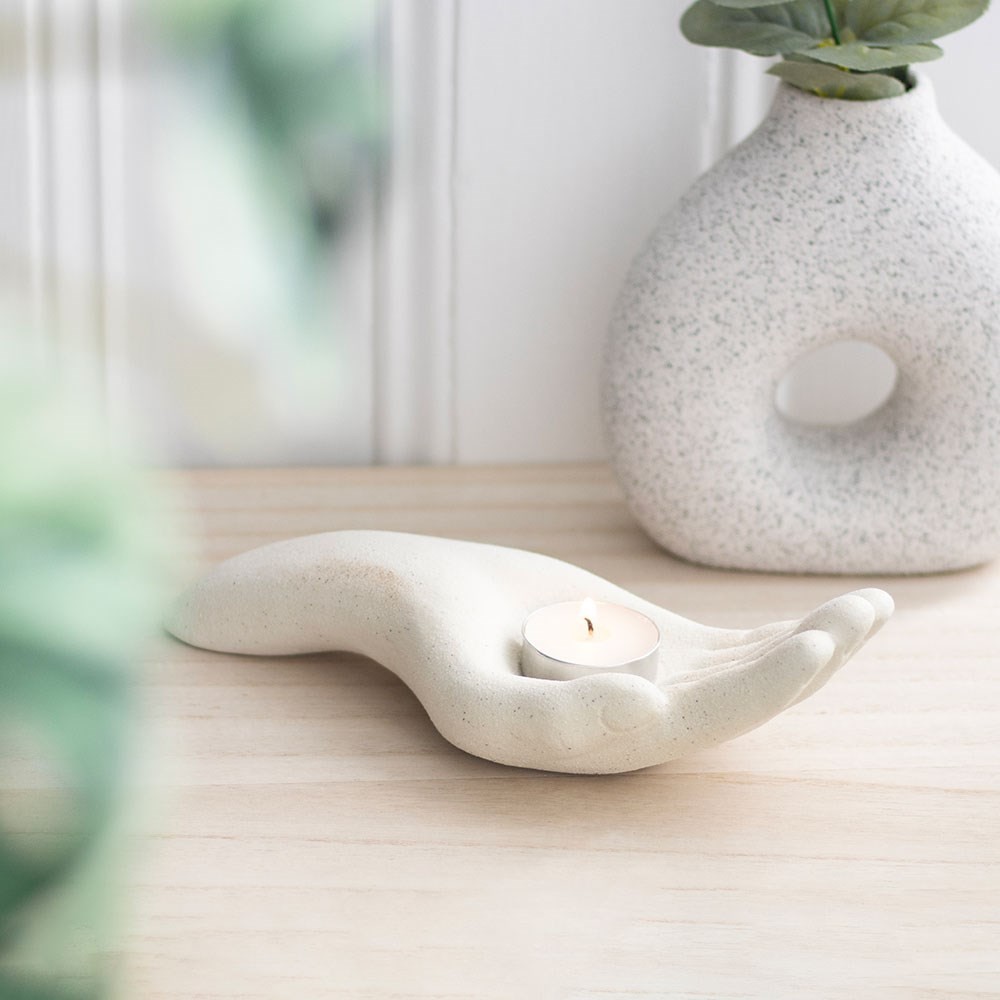 Open Hand Tealight Holder Open Hand Tealight Holder
