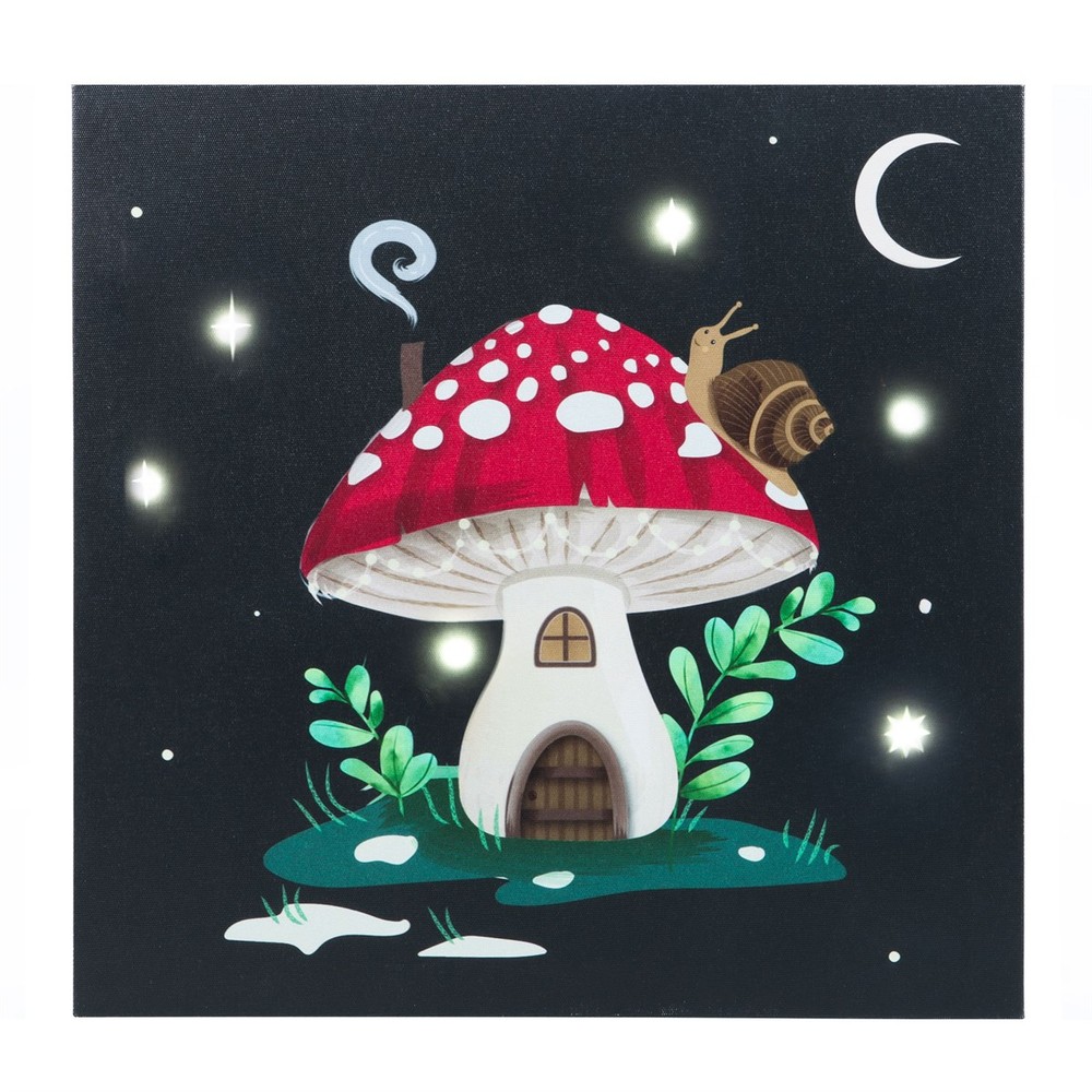 Gnome Sweet Gnome Light Up Canvas Plaque Gnome Sweet Gnome Light Up Canvas Plaque