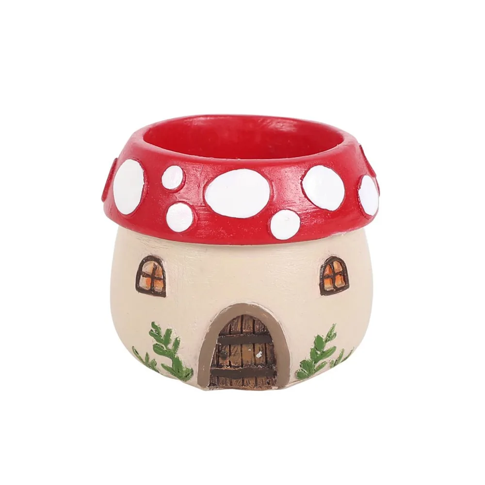 Mushroom House Resin Tealight Holder - Image 3