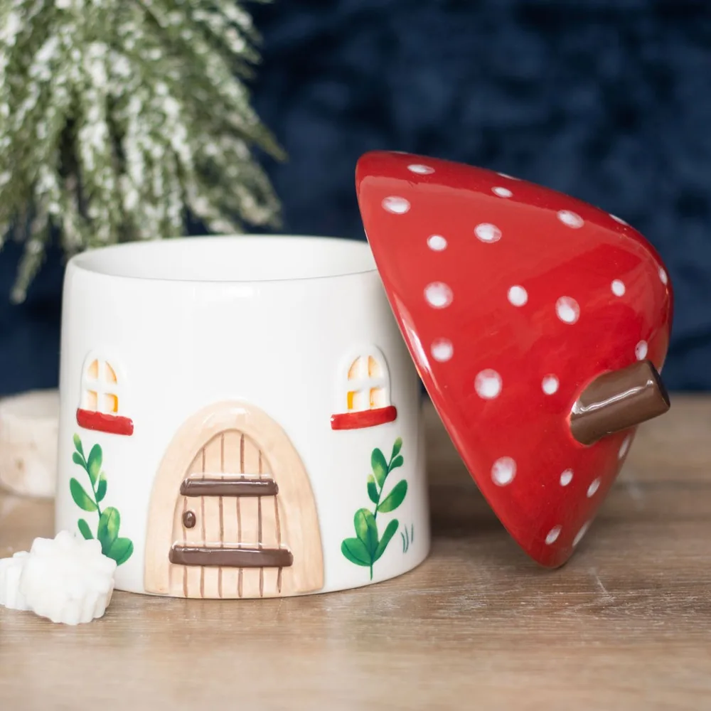 Mushroom House Oil Burner and Wax Warmer - Image 2