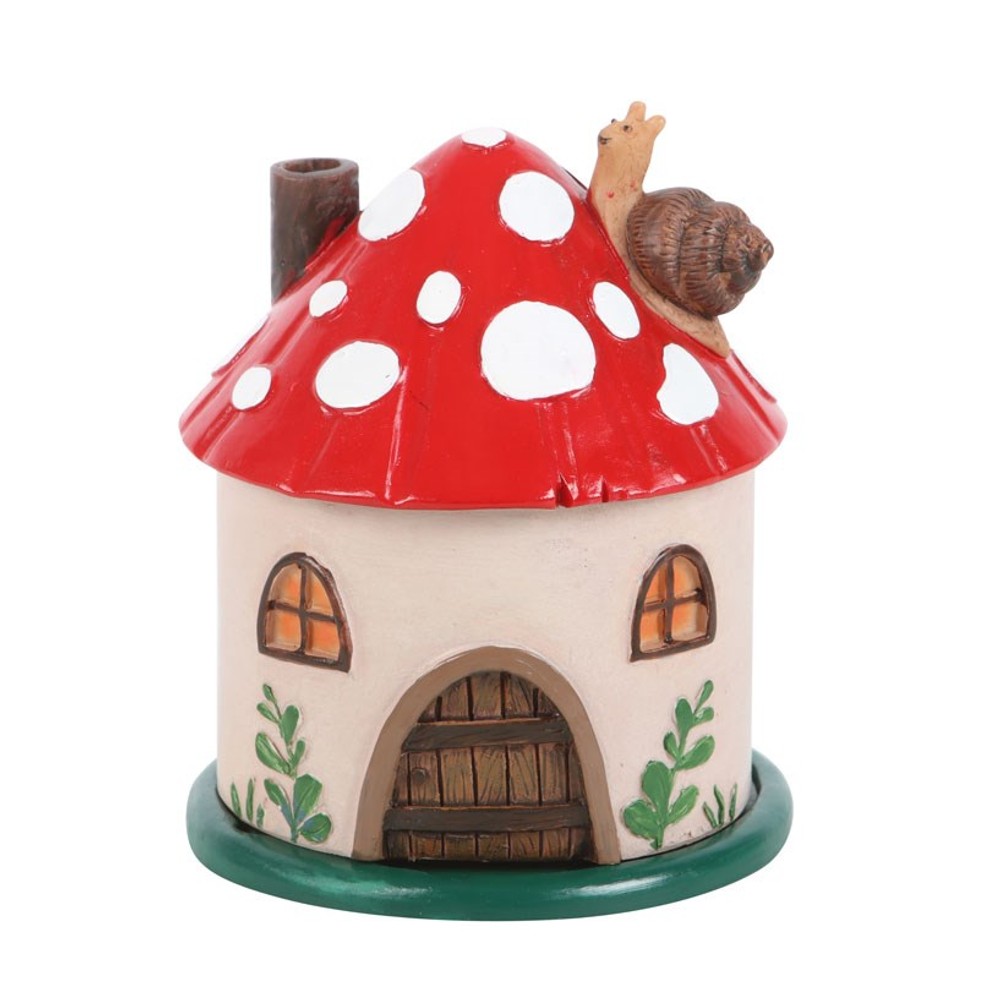 Mushroom House Resin Incense Cone Burner Mushroom House Resin Incense Cone Burner