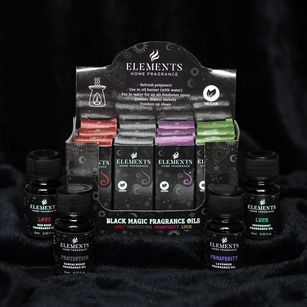 Set of 12 Black Magic Fragrance Oils in Display - Image 4