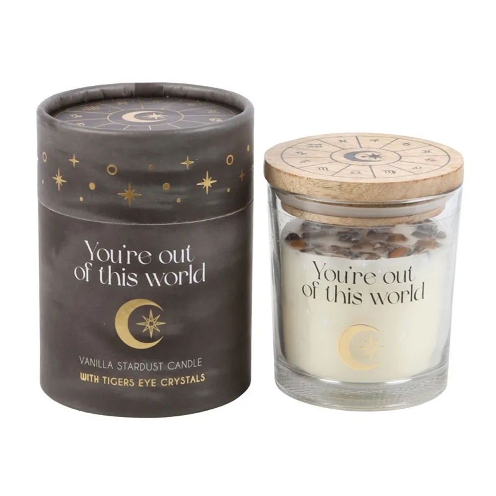 Vanilla Stardust Crystal Chip Candle - Image 2