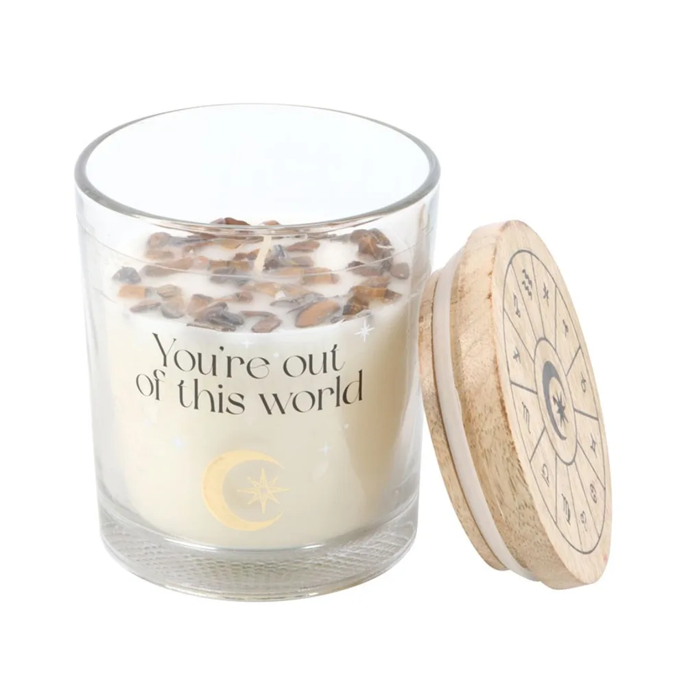 Vanilla Stardust Crystal Chip Candle - Image 3