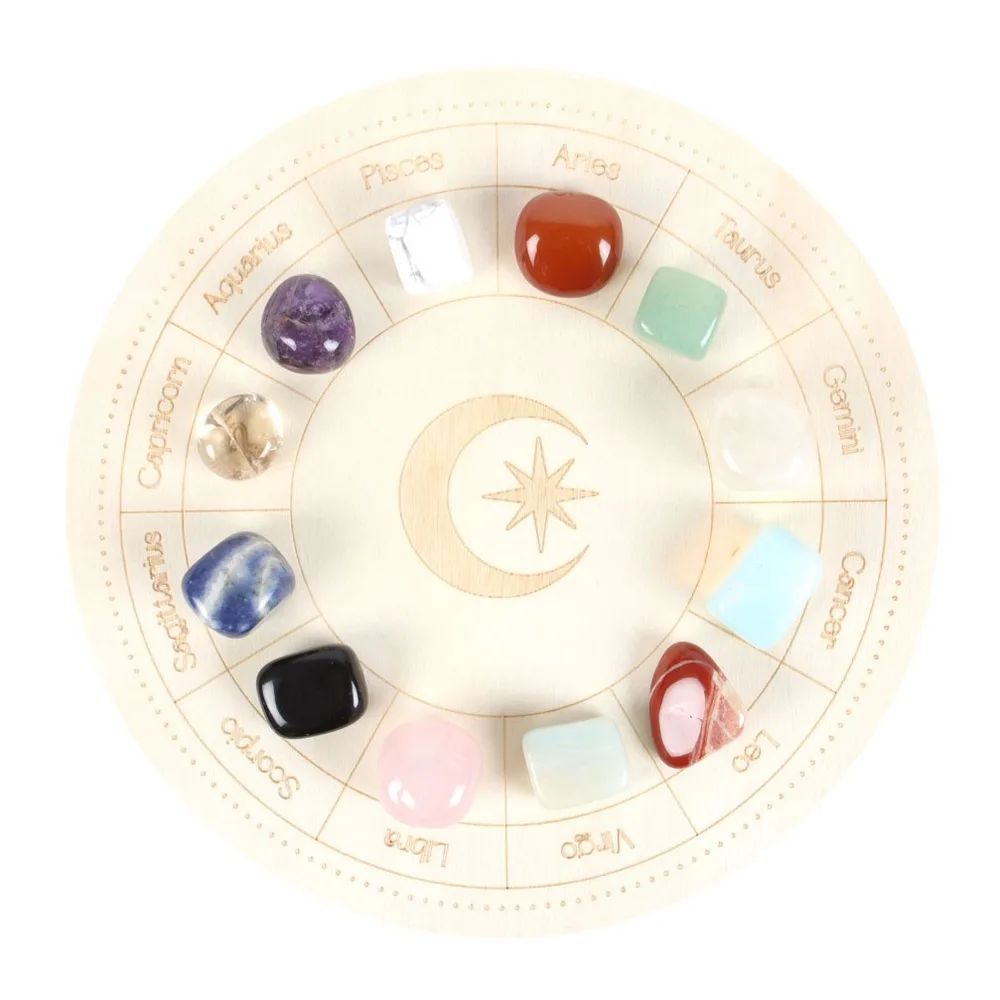 Astrology Wheel Crystal Grid Set - Image 3