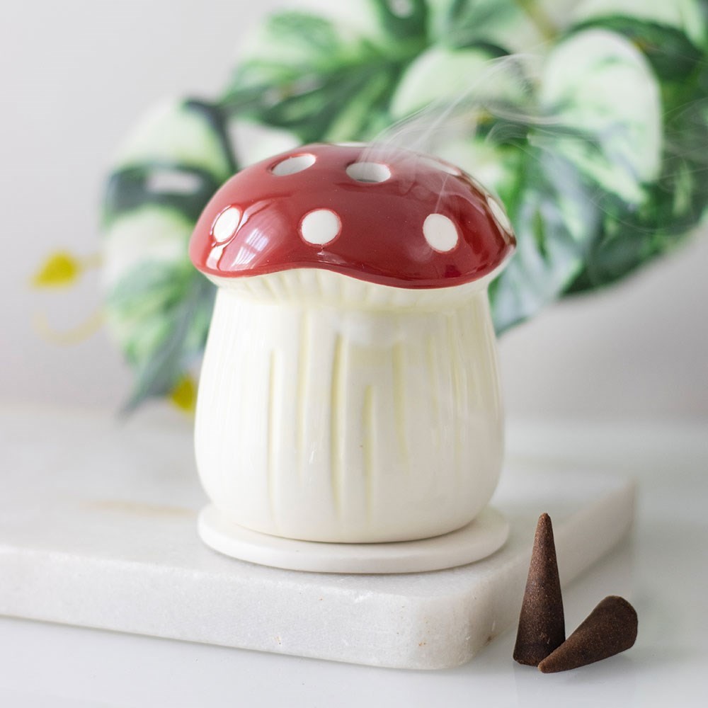 Mushroom Incense Cone Holder Mushroom Incense Cone Holder