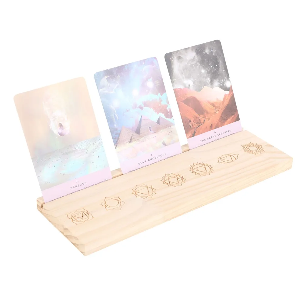 Natural Seven Chakras Tarot Card Stand - Image 3