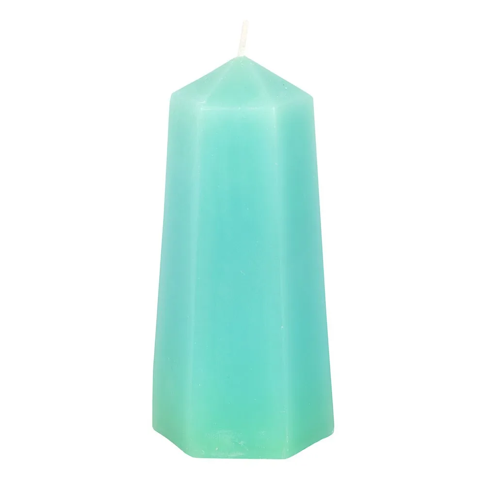 Luck Crystal Candle with Rough Green Aventurine, photo 4 of 6