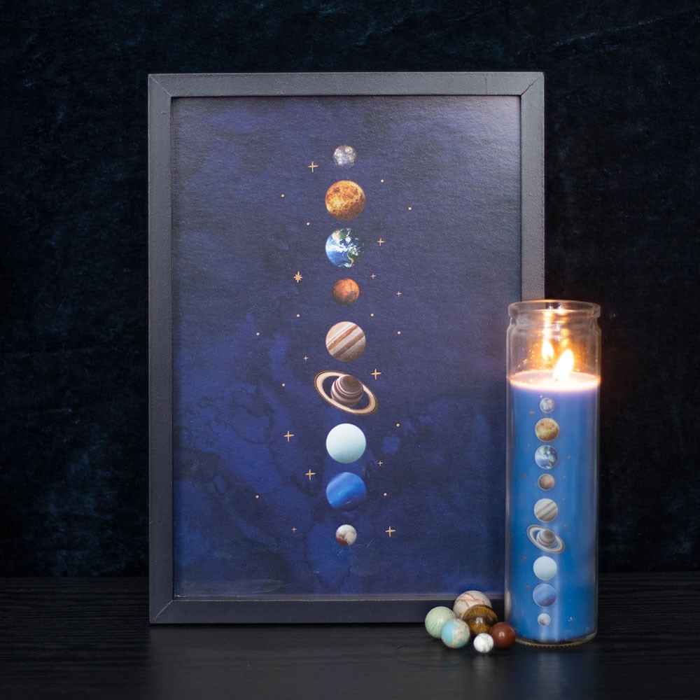 Solar System Framed Wall Print Solar System Framed Wall Print