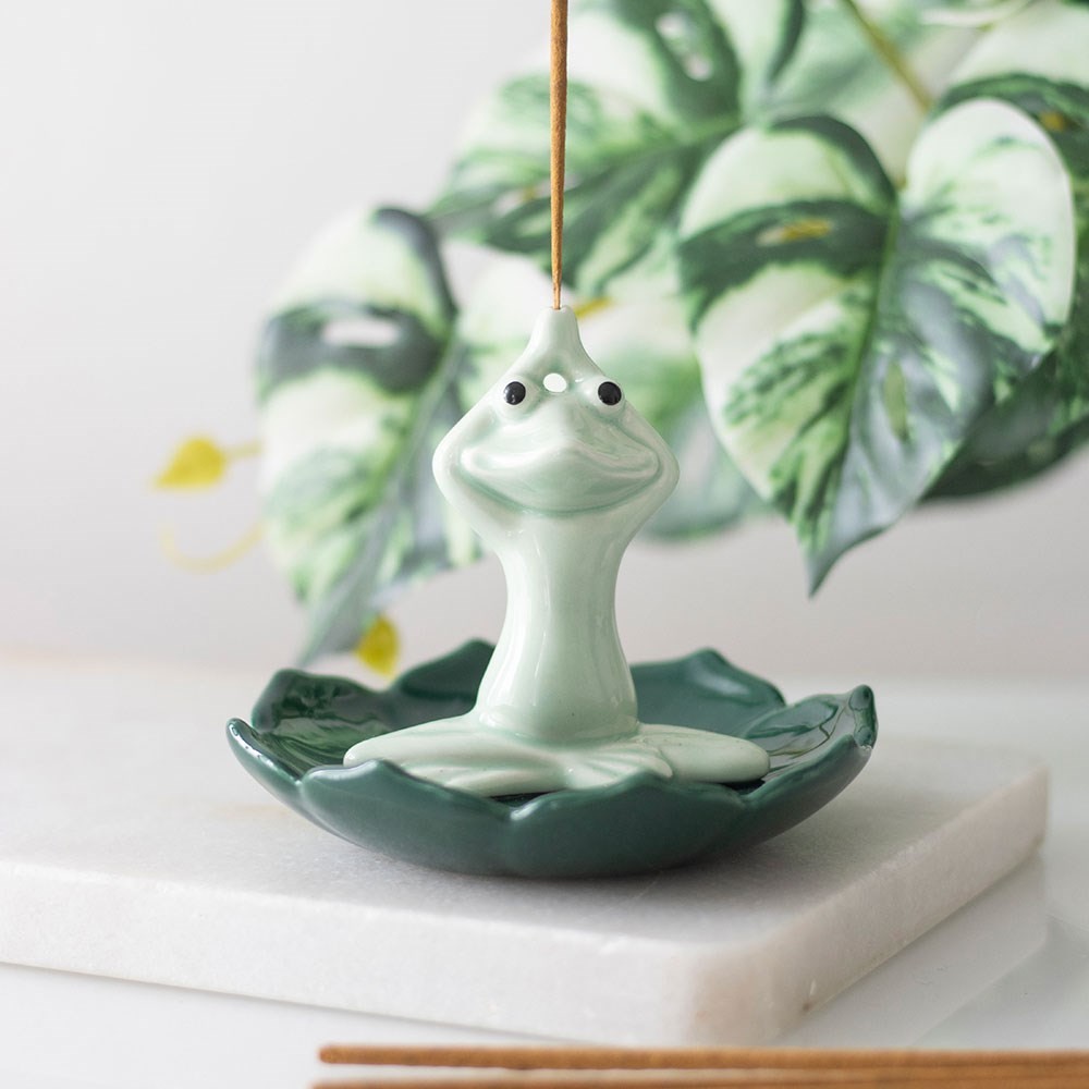 Yoga Frog Incense Stick Holder Yoga Frog Incense Stick Holder