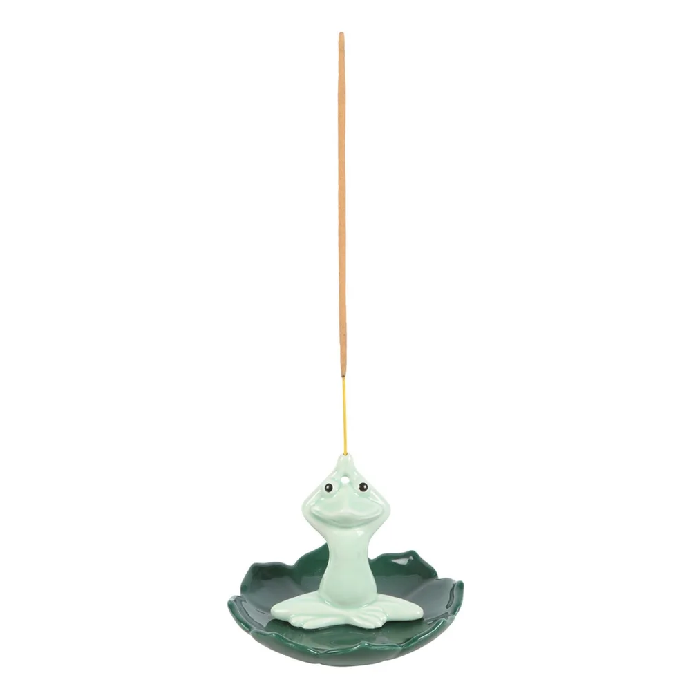 Yoga Frog Incense Stick Holder - Image 2