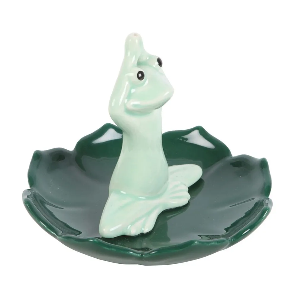 Yoga Frog Incense Stick Holder - Image 5
