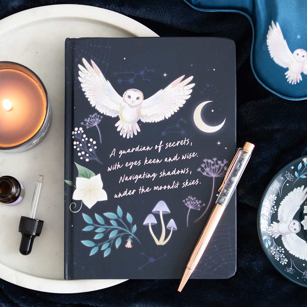 Night Owl Journal with Sodalite Pen Night Owl Journal with Sodalite Pen