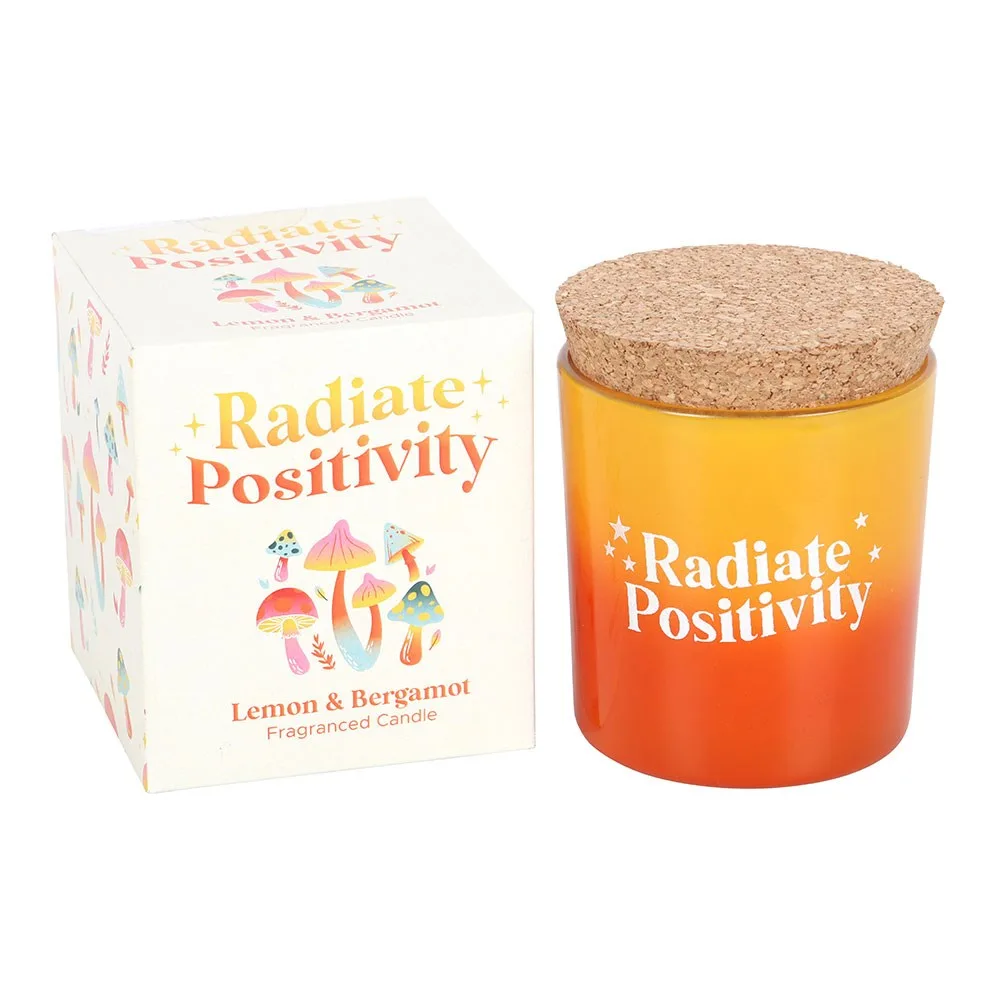 Radiate Positivity Lemon & Bergamot Candle - Image 2