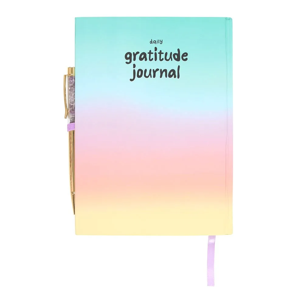 Multicoloured Gratitude Journal with Amethyst Pen - Image 5