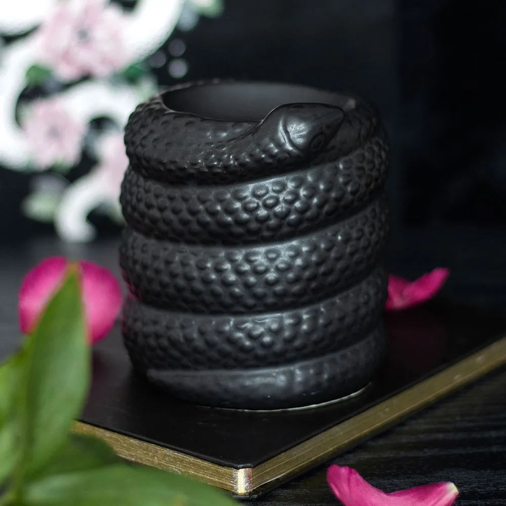 Black Snake Oil Burner and Wax Warmer Black Snake Oil Burner and Wax Warmer