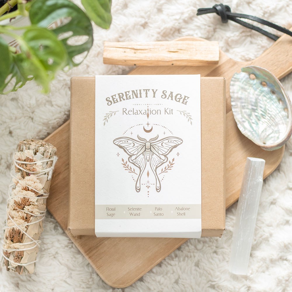 Serenity Sage Relaxation Smudge Kit Serenity Sage Relaxation Smudge Kit