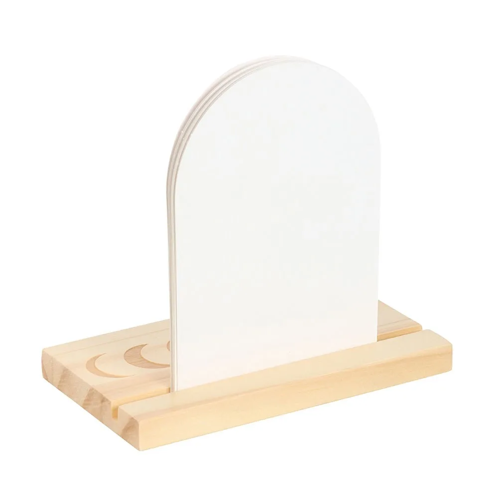 Luna Moth Affirmation Cards with Wooden Stand - Image 4