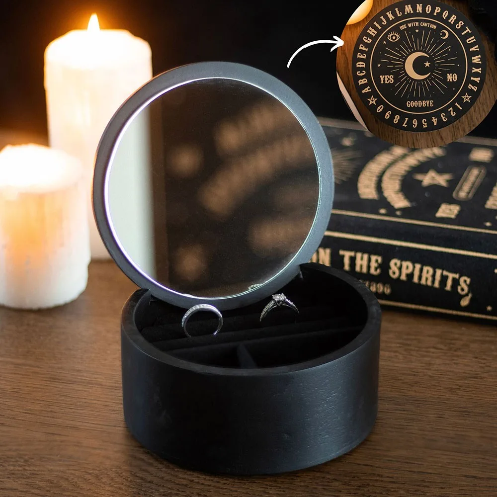 Black Talking Board Jewellery Box Black Talking Board Jewellery Box