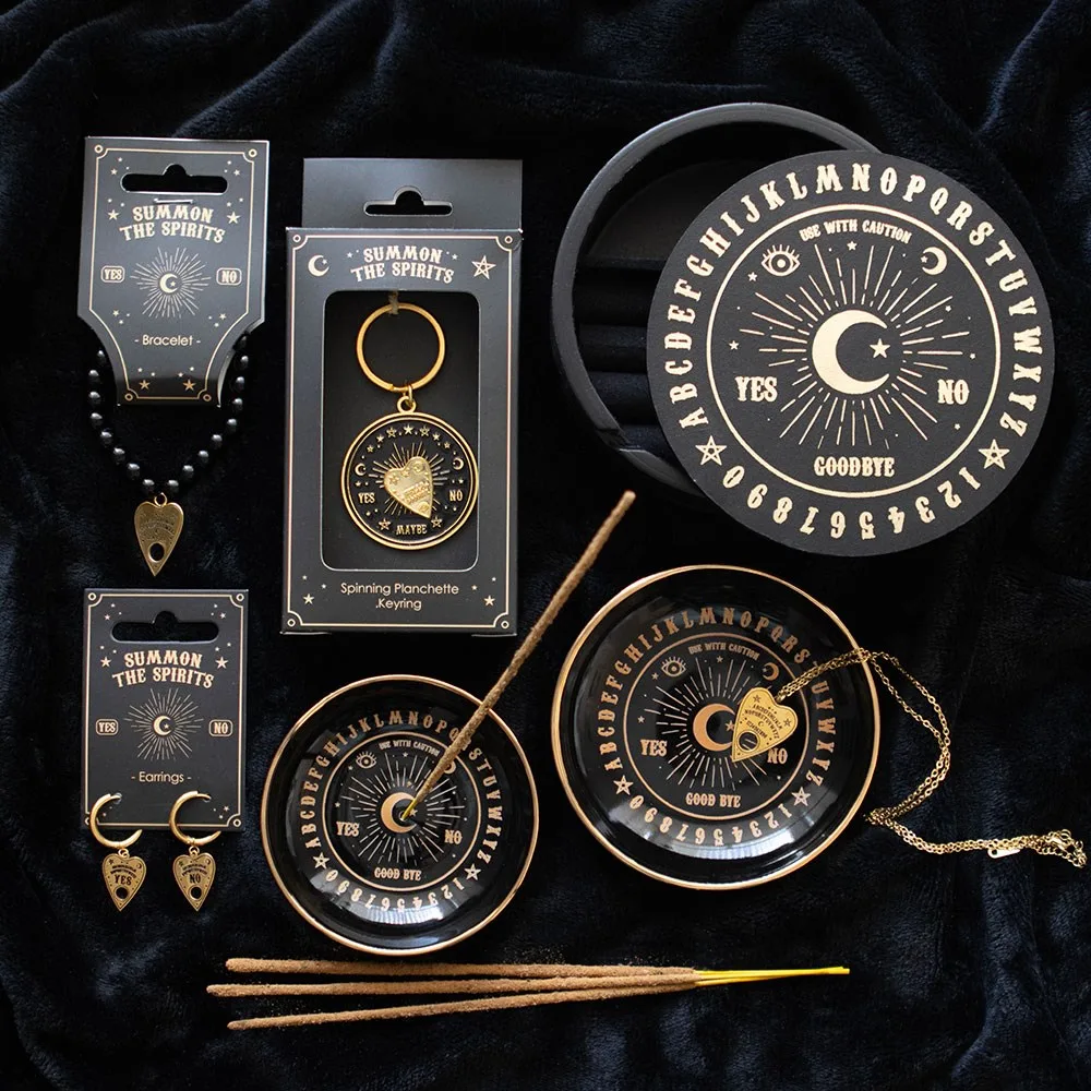 Black Talking Board Jewellery Box - Image 8