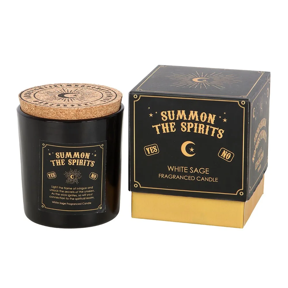 Summon the Spirits Talking Board White Sage Candle, photo 2 of 6