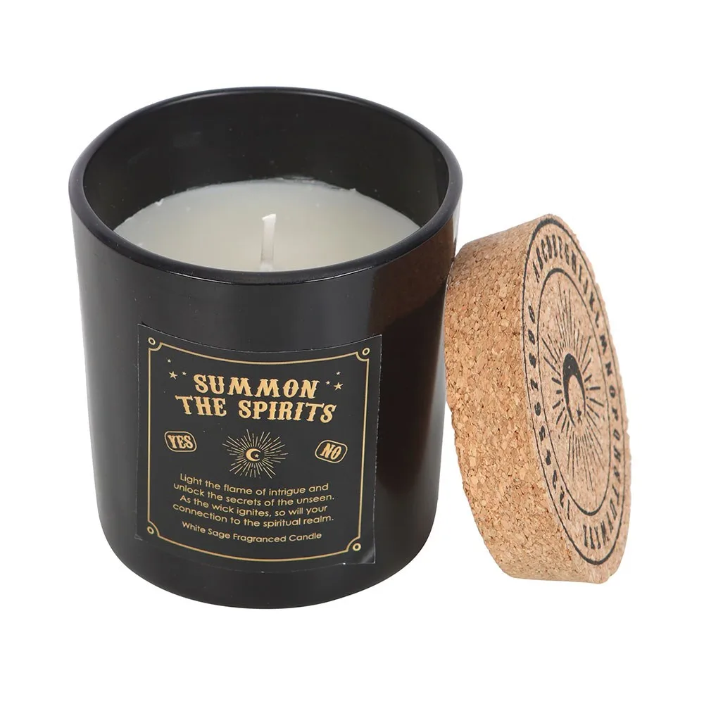 Summon the Spirits Talking Board White Sage Candle, photo 4 of 6