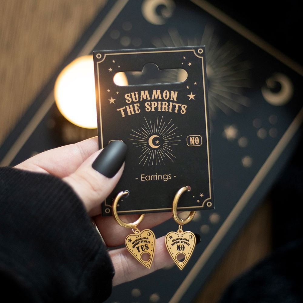 Talking Board Planchette Earrings Talking Board Planchette Earrings